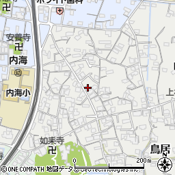 和歌山県海南市鳥居135周辺の地図