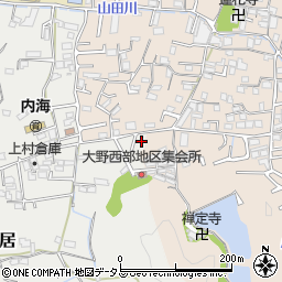 和歌山県海南市鳥居510周辺の地図