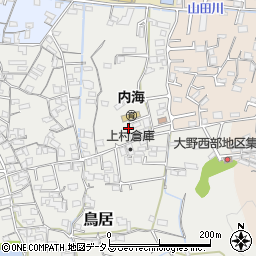 和歌山県海南市鳥居70-2周辺の地図