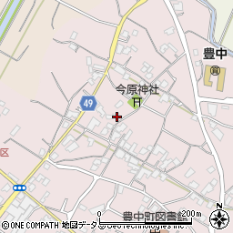 香川県三豊市豊中町本山甲383周辺の地図