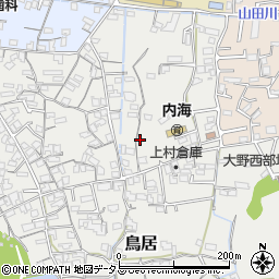 和歌山県海南市鳥居74周辺の地図
