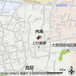 和歌山県海南市鳥居69周辺の地図