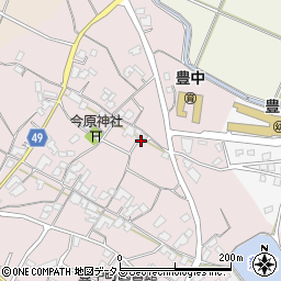 香川県三豊市豊中町本山甲312周辺の地図