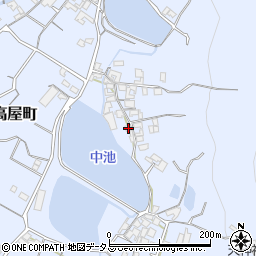 香川県観音寺市高屋町1597周辺の地図