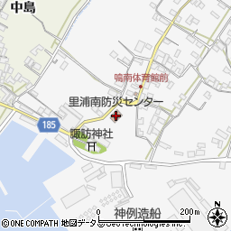 里浦南防災センター周辺の地図