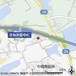 香川県三豊市豊中町上高野3616周辺の地図