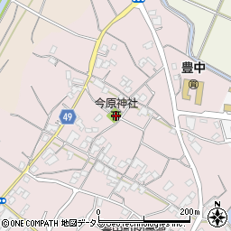 今原神社周辺の地図