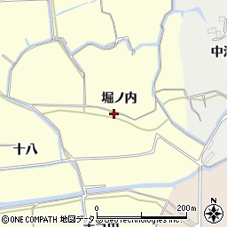 徳島県鳴門市大麻町萩原堀ノ内周辺の地図