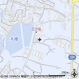 香川県三豊市豊中町岡本1045-1周辺の地図