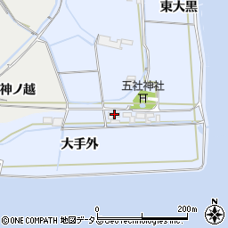 徳島県鳴門市大津町長江大手外47周辺の地図
