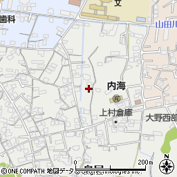 和歌山県海南市鳥居56周辺の地図
