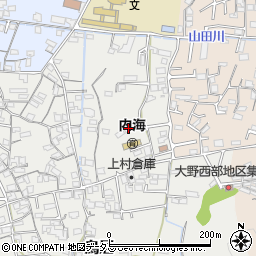 和歌山県海南市鳥居58周辺の地図
