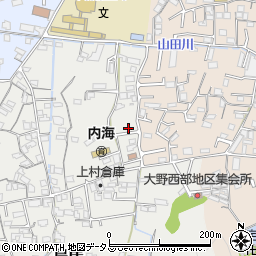 和歌山県海南市鳥居61-3周辺の地図