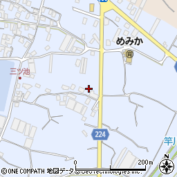 香川県三豊市豊中町岡本1085周辺の地図