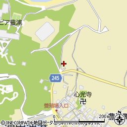 山口県下関市豊浦町大字涌田後地2099周辺の地図