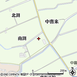 徳島県板野郡松茂町中喜来南渕16周辺の地図