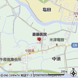 斎藤医院周辺の地図