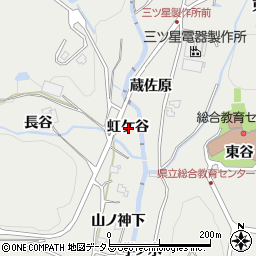 徳島県板野郡板野町犬伏虹ケ谷周辺の地図