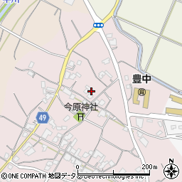 香川県三豊市豊中町本山甲419周辺の地図