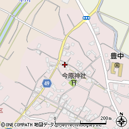 香川県三豊市豊中町本山甲410周辺の地図