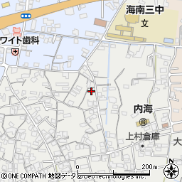 和歌山県海南市鳥居102周辺の地図