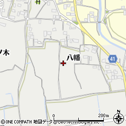 徳島県鳴門市大麻町板東八幡74周辺の地図