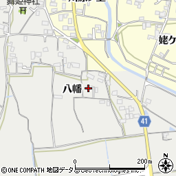 徳島県鳴門市大麻町板東八幡周辺の地図