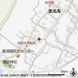 徳島県鳴門市里浦町里浦恵美寿268周辺の地図