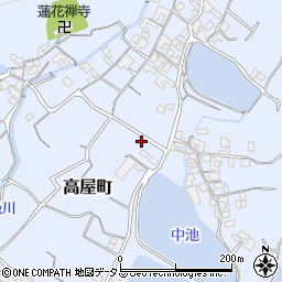 香川県観音寺市高屋町1644周辺の地図