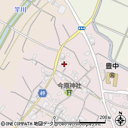 香川県三豊市豊中町本山甲423周辺の地図