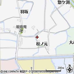 徳島県鳴門市大麻町松村松ノ元周辺の地図