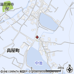 香川県観音寺市高屋町1633周辺の地図