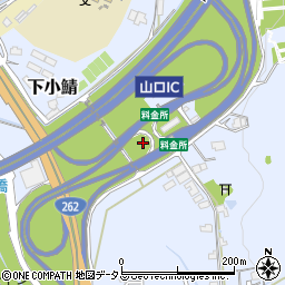 山口ＩＣ周辺の地図