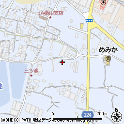 香川県三豊市豊中町岡本周辺の地図