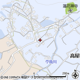 香川県観音寺市高屋町1243周辺の地図
