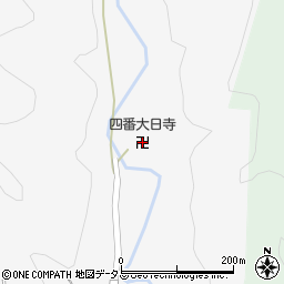 黒巌山大日寺周辺の地図