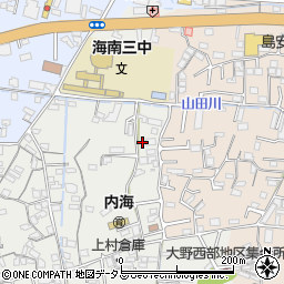 和歌山県海南市鳥居37周辺の地図