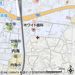 和歌山県海南市鳥居164周辺の地図