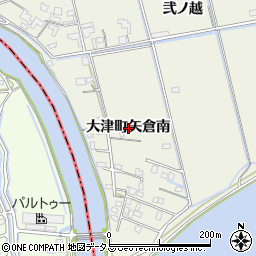 徳島県鳴門市大津町矢倉南周辺の地図