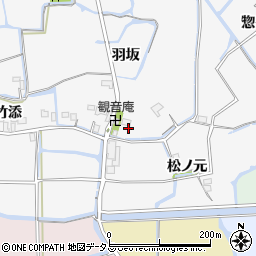 徳島県鳴門市大麻町松村羽坂47周辺の地図