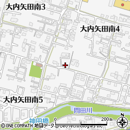 山口県山口市大内矢田南周辺の地図