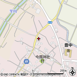 香川県三豊市豊中町本山甲426周辺の地図