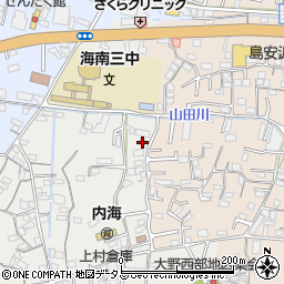 和歌山県海南市鳥居24-1周辺の地図