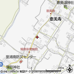 徳島県鳴門市里浦町里浦恵美寿262周辺の地図