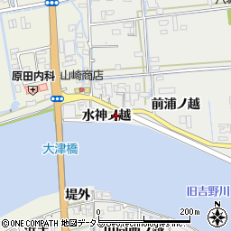 徳島県鳴門市大津町徳長水神ノ越7-1周辺の地図