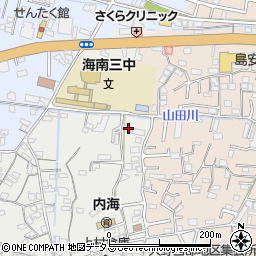 和歌山県海南市鳥居23周辺の地図