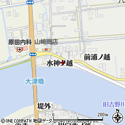 徳島県鳴門市大津町徳長水神ノ越7周辺の地図