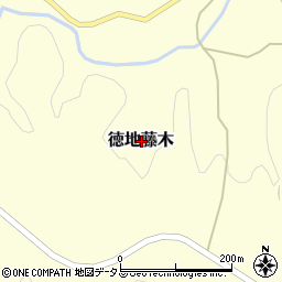山口県山口市徳地藤木周辺の地図