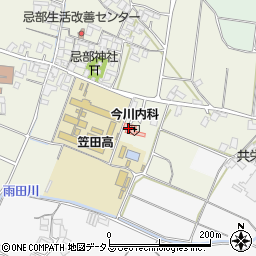 香川県三豊市豊中町笠田竹田280周辺の地図
