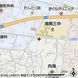和歌山県海南市鳥居17周辺の地図